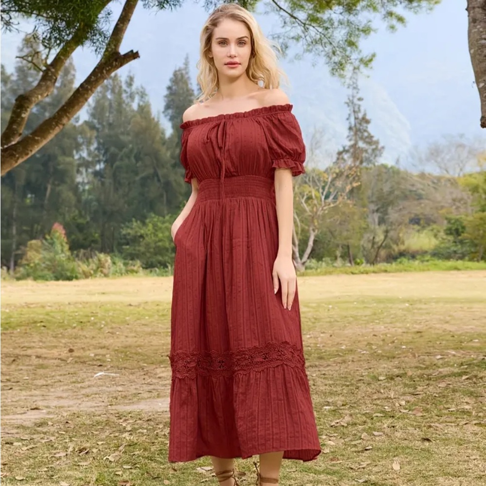 Ruffle Trim dress